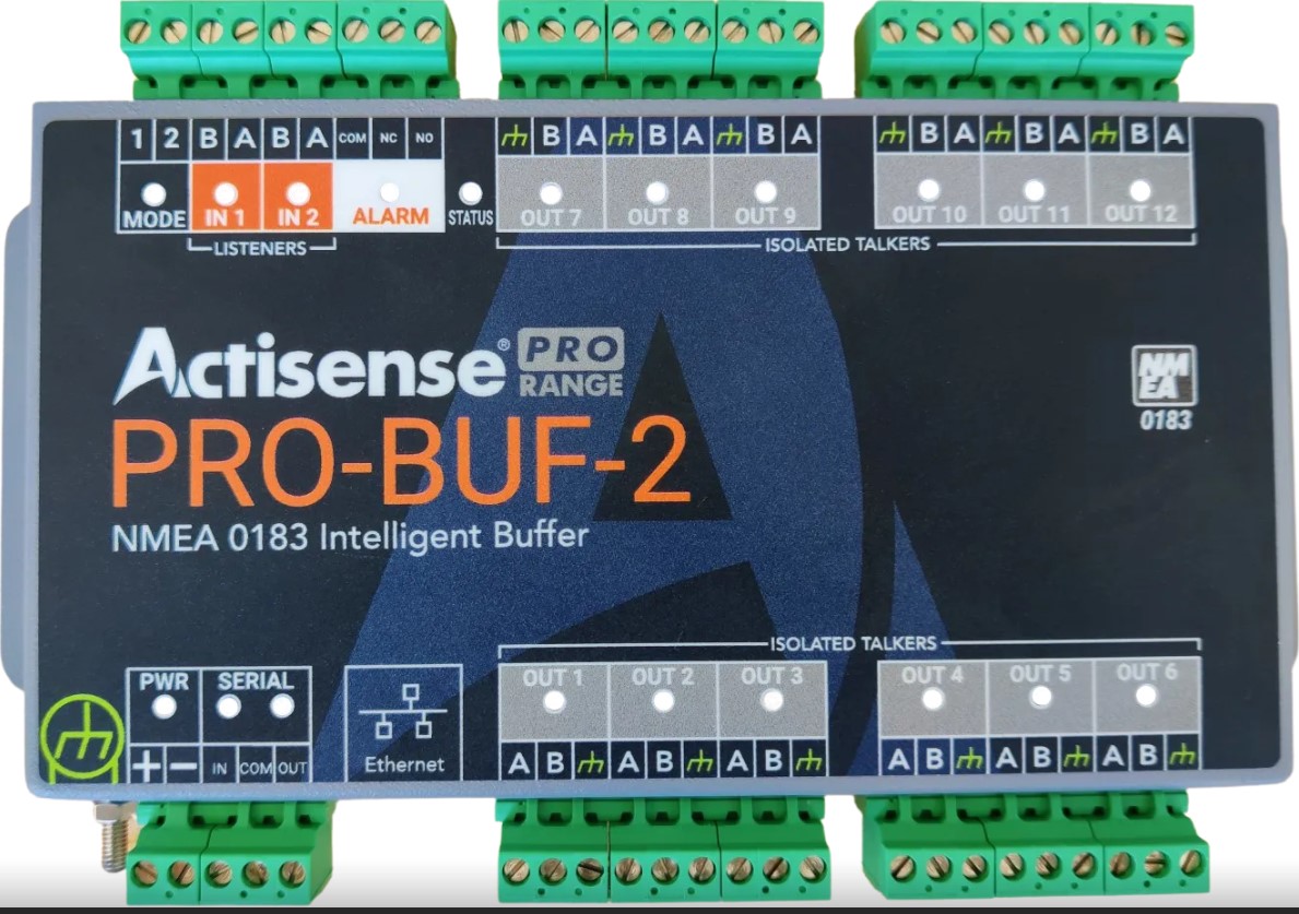 Actisense PRO-BUF-2 2 OPTO inputs, 12 ISO-Drive outputs, Serial Port, Ethernet p