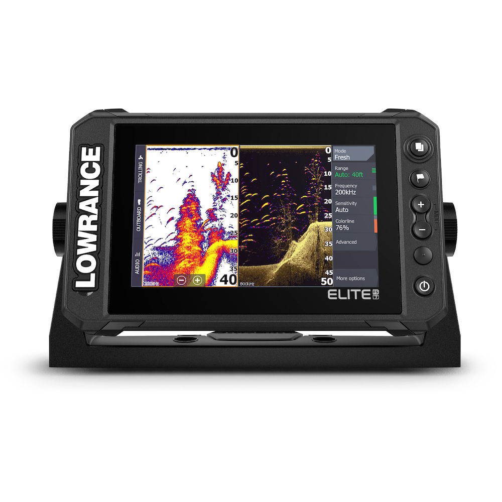 Lowrance Elite 7 FS med HDI hekksvinger