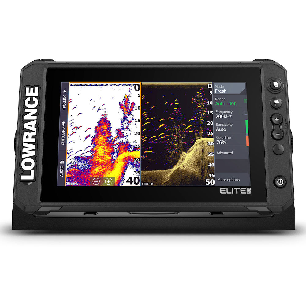 Lowrance Elite9 FS med Active imagine 3-in-1 hekksvinger