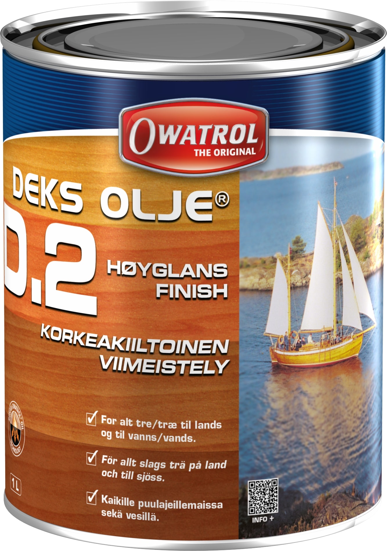 Owatrol Deks Olje D2 høyglans