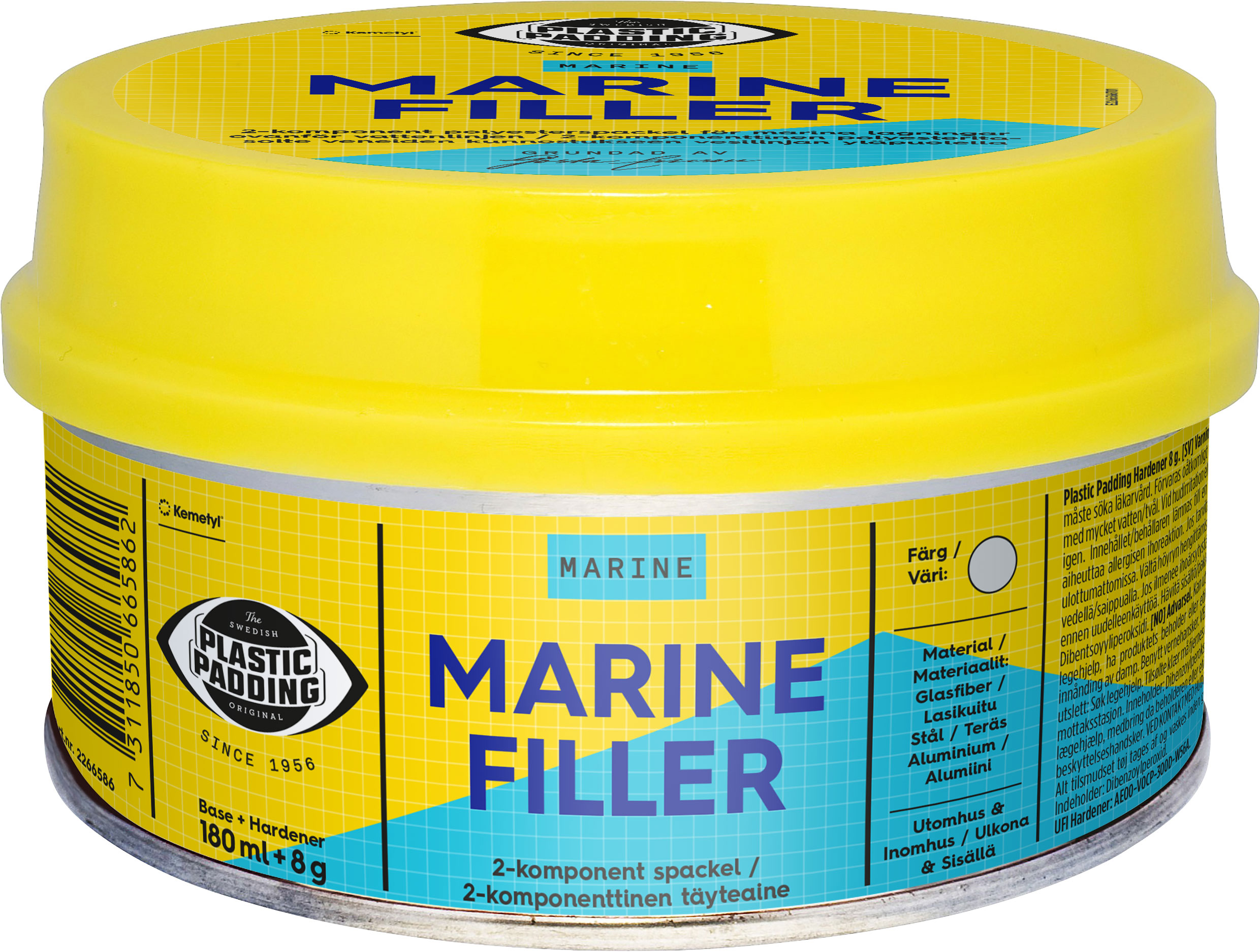 Plastic Padding Marine filler 180 ml