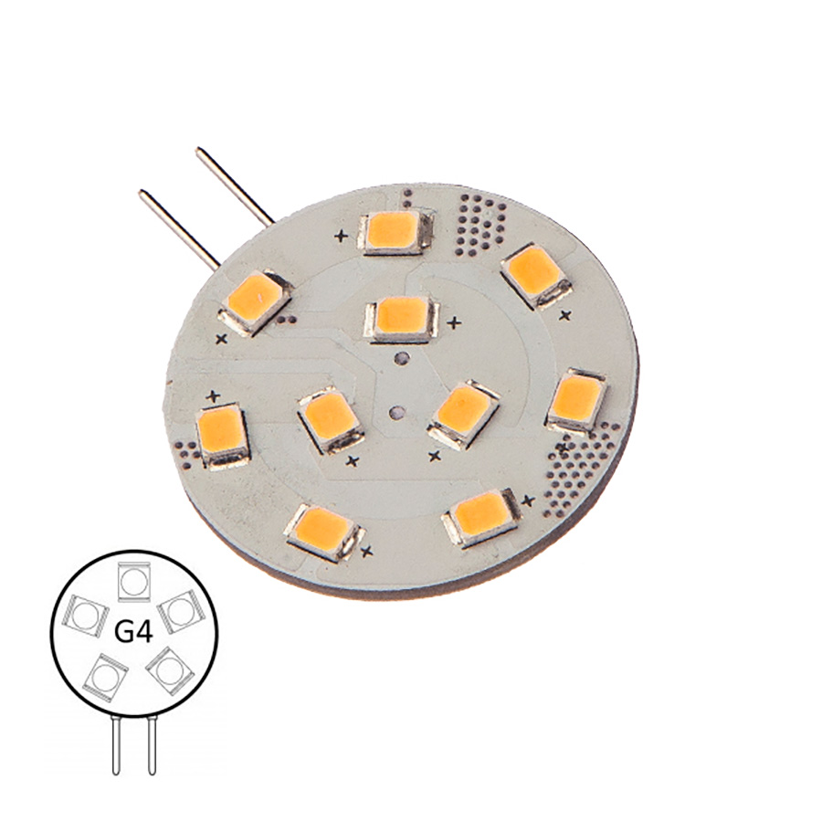 LED-pære G4, 2700K/varmhvit, dimbar