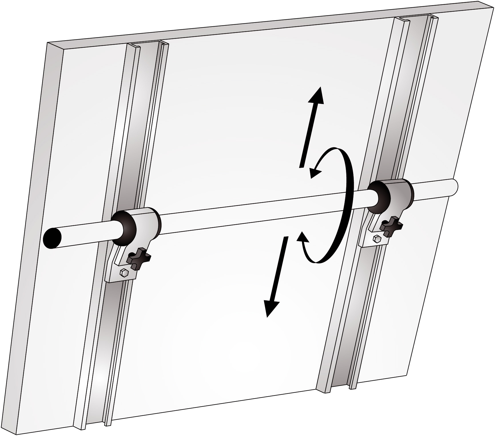 NOA solpanelholder, justerbar