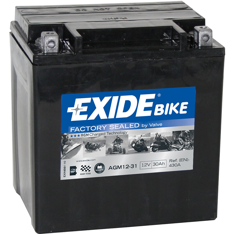 Exide Batteri vannscooter 18-30Ah