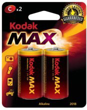 Kodak Alkalisk batteri C 2 stk