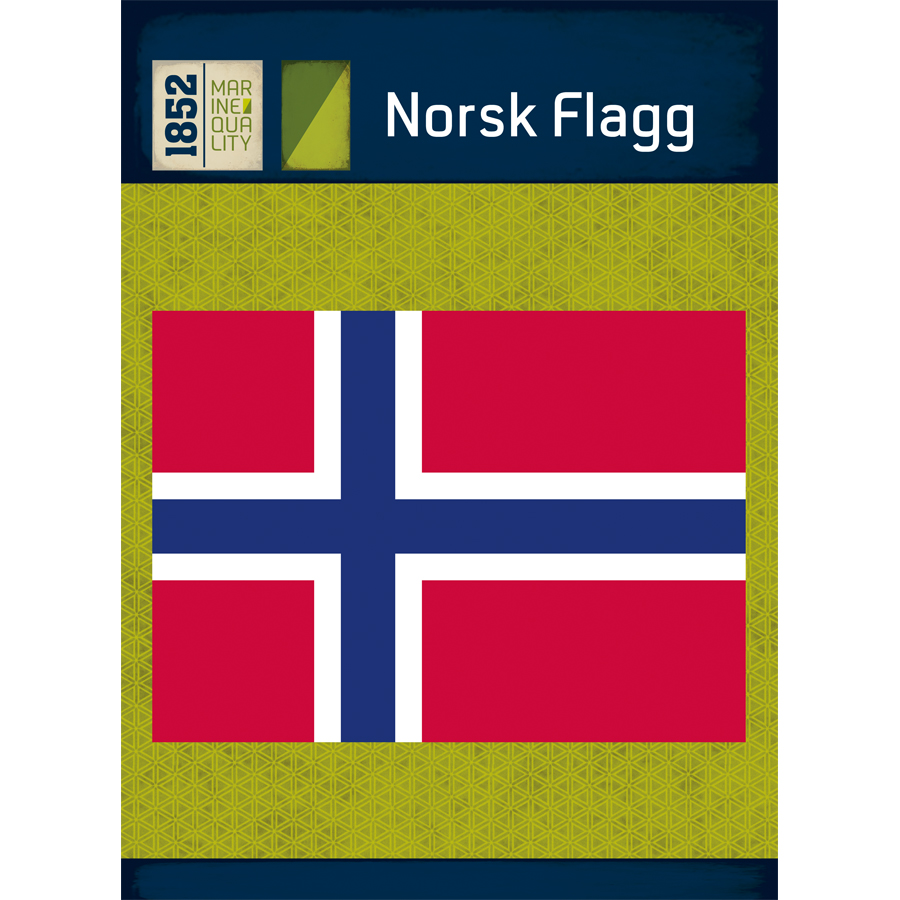 Norsk flagg til flaggstang - 1852