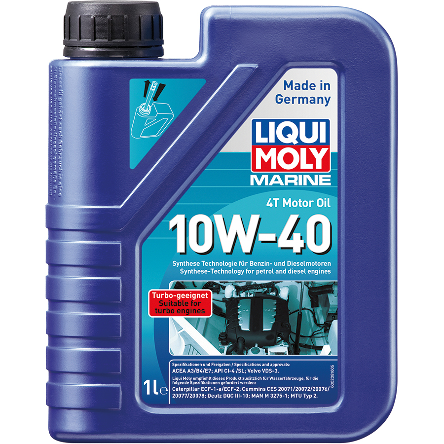 Liqui Moly Marine 4T Motorolje 10W-40