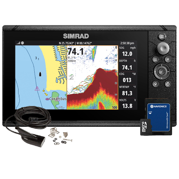 Simrad Cruise kartplotter m/Navionics kartbrikke