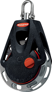 Ronstan Orbit 40 tikkeblokk man. enkel svivel, RF46100M