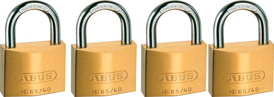 Abus Hengelås 65, 4 stk