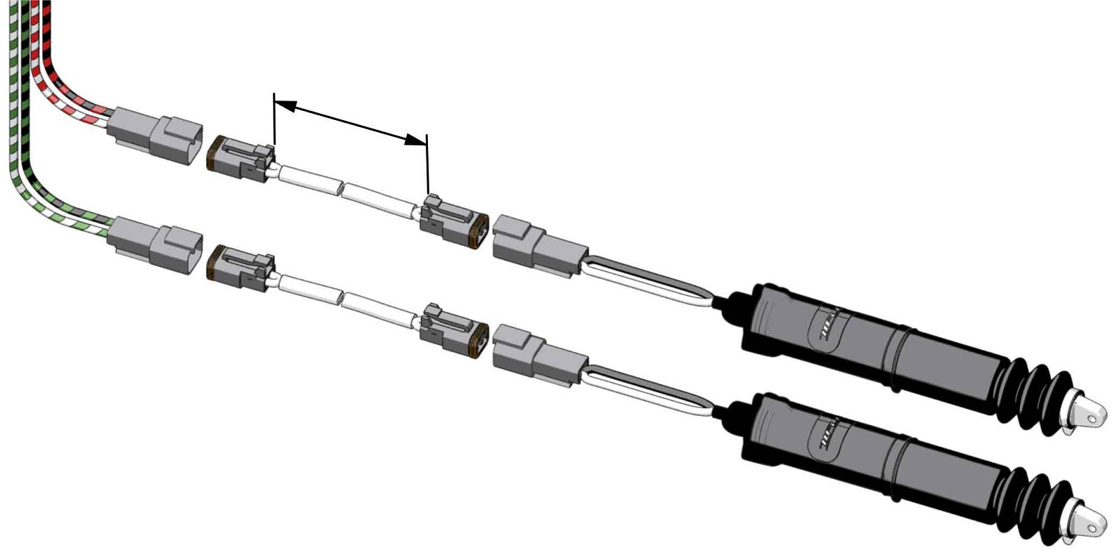 Forlengerkabel til Uflex kontr/joy