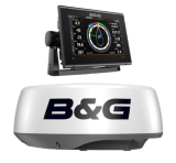 B&amp;G Vulcan7 med Halo20 radarantenne