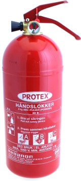Brannslukker Protex 2 kg, PD2G